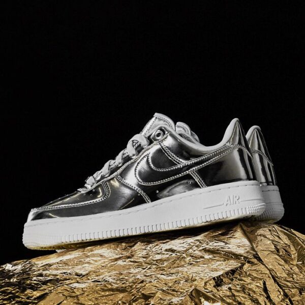 Giày Nike Air Force 1 SP "Metallic Silver" CQ6566-001 - Hình ảnh 11