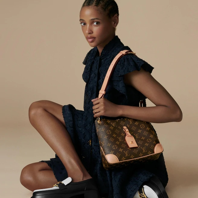 Túi Louis Vuitton Odéon PM Monogram Canvas 'Natural' Handbag M45354 - Ảnh 2