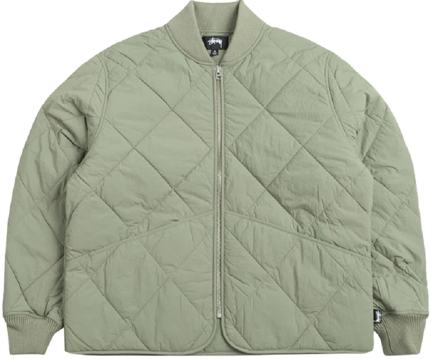 Áo Stussy Dice Quilted Liner Jacket 'Olive' AuthenticShoes