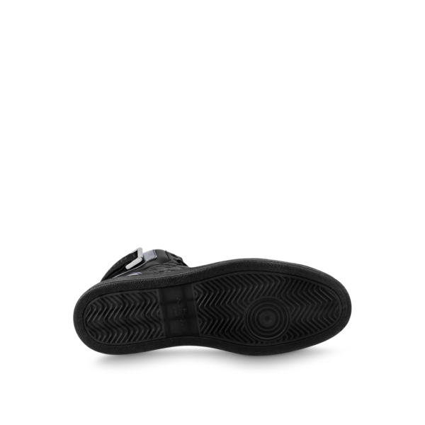 Giày Louis Vuitton MONOGRAM Rivoli Sneaker Boot 'Triple Black' 1A8V7U - Hình ảnh 4