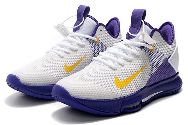 Giày Nike LeBron Witness 4 EP 'Lakers' CD0188-100 - Hình ảnh 3