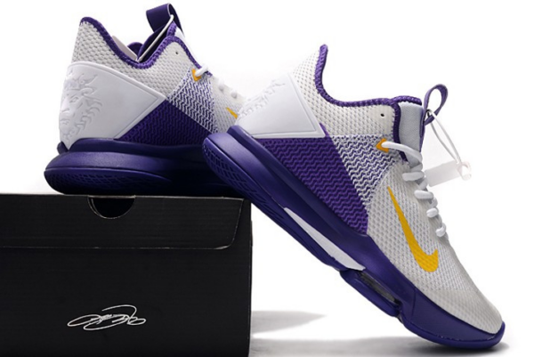 Giày Nike LeBron Witness 4 EP 'Lakers' CD0188-100 - Hình ảnh 4