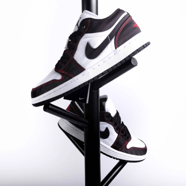 Giày Nike Wmns Air Jordan 1 Low SE Utility 'White Black Red' DD9337-106 - Hình ảnh 5