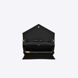 Tui Saint Laurent Cassandre Wallet 'Gold Black' 377828-BOW01-1000