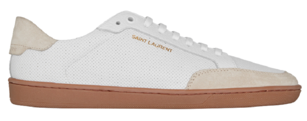 Giày Saint Laurent SL10 Court Classic Leather White 6032231JZF09674