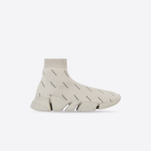 Alternative view of Giày Balenciaga Speed Trainer 2.0 All Over Logo Beige 617239W2DBO9910