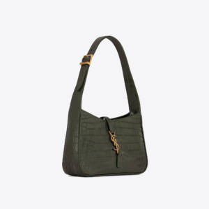 Tui Saint Laurent Le 5 A 7 Hobo Crocodile 'Vert Fonce' 657228DZE0W3045