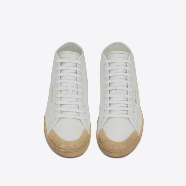 Giày Saint Laurent Court Classic SL39 Mid Canvas Leather - Hình ảnh 2