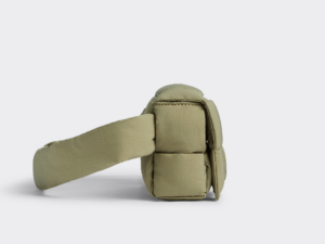 Tui Bottega Veneta Padded Tech Cassette Belt 'Travertine' 679763VBO802919