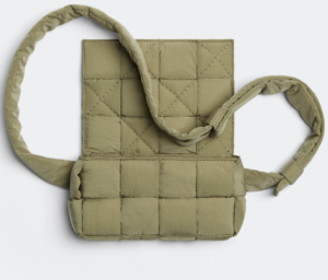 Tui Bottega Veneta Padded Tech Cassette Belt 'Travertine' 679763VBO802919