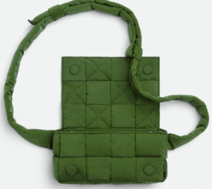 Tui Bottega Veneta Padded Tech Cassette Belt 'Avocado' 679763VBO803139