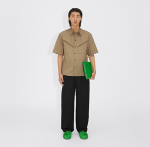 Tui Bottega Veneta Arco Document Case 'Parakeet' 680169VB1K03724