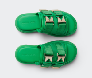 Alternative view of Dép Bottega Veneta Flash 'Grass' 690097V0DS23730