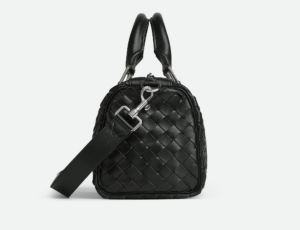 Tui Bottega Veneta Mini Intrecciato Duffle 'Black' 729224V2E418803