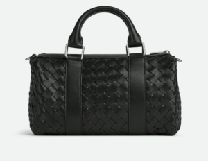 Tui Bottega Veneta Mini Intrecciato Duffle 'Black' 729224V2E418803