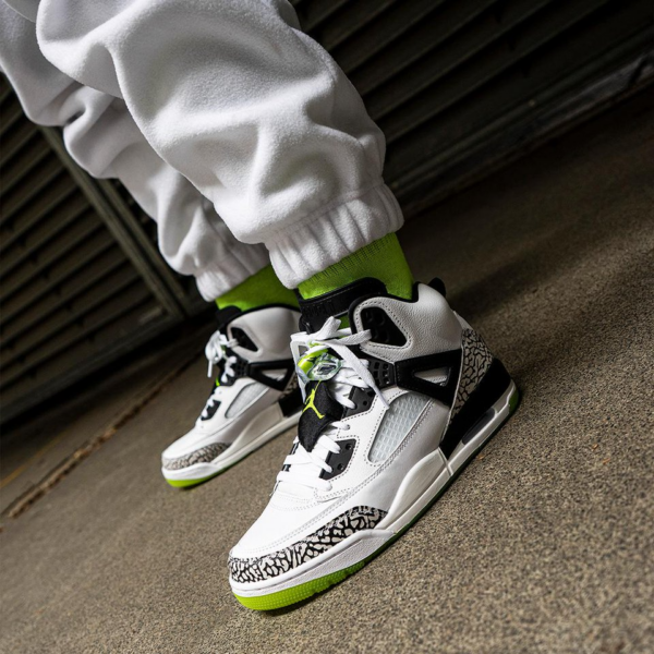 Giày Nike Jordan Spizike GS 'Cement Volt' 317321-170 - Hình ảnh 3