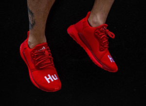 Alternative view of Giày Adidas Pharrell x Solar Hu Glide 'Power Red' EF2381