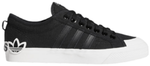 Giày Adidas Nizza 'Oversize Heel Logo Core Black Gum' EF5713