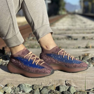 Alternative view of Giày Adidas Yeezy Boost 380 'Azure Reflective' H02538