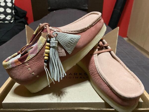 Giày Clarks x END Wallabee 'Pink' 261-50698 - Hình ảnh 3