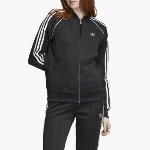 Alternative view of Áo Adidas Women's SST Track Jacket in Black and White CE2392