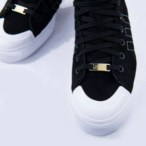 Alternative view of Giày Adidas Nizza Hi DL Black Gold EH1544