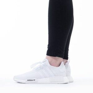 Alternative view of Giày Adidas NMD_R1 J 'Triple White' FW0432