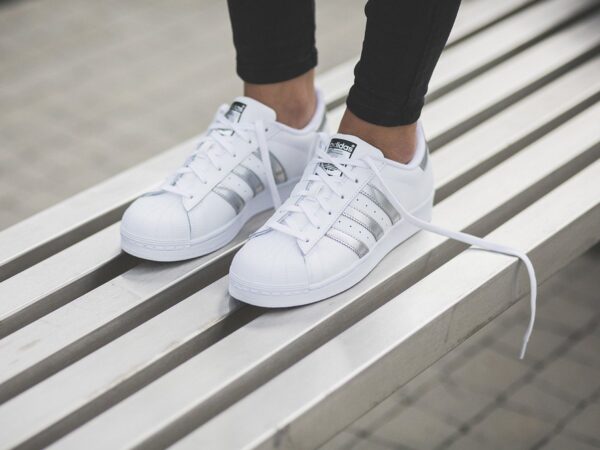 Giày Adidas Superstar 'White Silver Metallic' AQ3091 - Authentic-Shoes