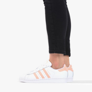 Alternative view of Giày Adidas SuperStar J 'White Pink' EE7820
