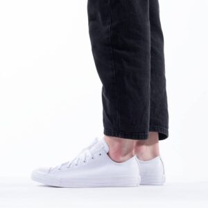 Alternative view of Giày Converse Chuck Taylor All Star Ox Leather 'White' 136823C