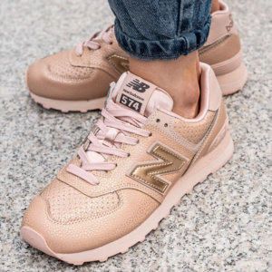 Alternative view of Giày New Balance Wmns 574 Trainer In Peach WL574SOJ