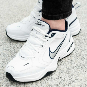 Giày Nike Air Monarch Iv 'White Navy' 415445-102 Authentic-Shoes