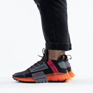 Alternative view of Giày Reebok Zig Kinetica Edge 'Black Pink Orange' FU8182