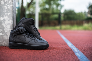 Nike Air Force 1 MID GS Black 314195-004 