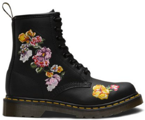 Giày Dr.Martens 1460 Vonda II 'Black Flowers' 24067001