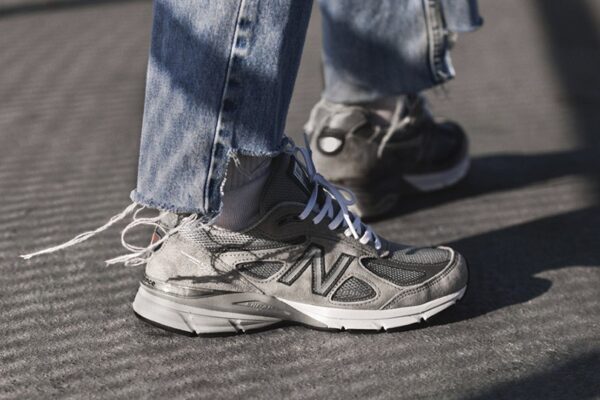 Giày New Balance 'Grey Castlerock Leather' Made in USA M990GL4 - Hình ảnh 6