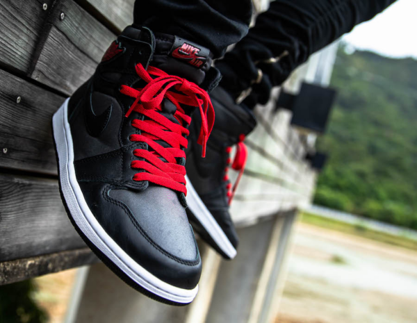 Giày Nike Air Jordan 1 Retro High OG 'Black Gym Red' 555088-060 - Hình ảnh 4