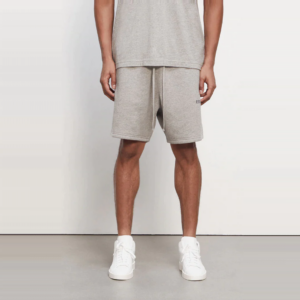 Quan Fear Of God Essentials Sweatshort 'Dark Heather Oatmeal'