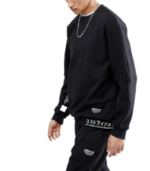 Bộ Adidas Originals NMD Sweat With Rib Detail In Black CE1589 CV5818