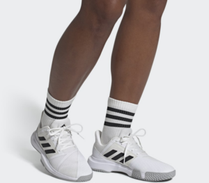 Giay Tennis Adidas CourtJam Bounce 'White Black' EF2480