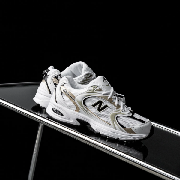 Giày New Balance 530 'White Light Gold Metallic' MR530UNI - Hình ảnh 6