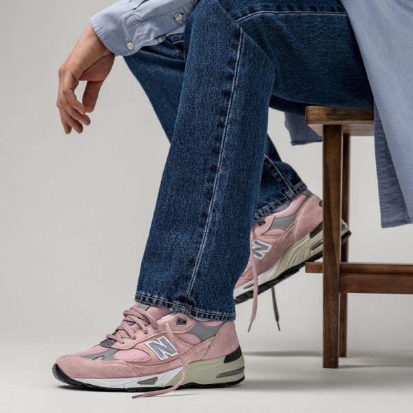 Giày New Balance 991 Made In England 'Pink' M991PNK - Hình ảnh 3