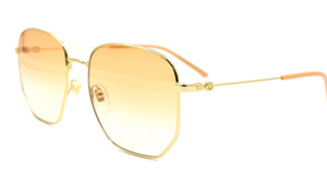 Alternative view of Kính Gucci Gold and Peach Sunset GG0396S-003