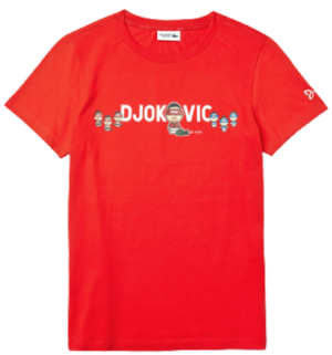 Áo Lacoste Collab Youssef SY Breathable Cotton T shirt TH7543-KHS