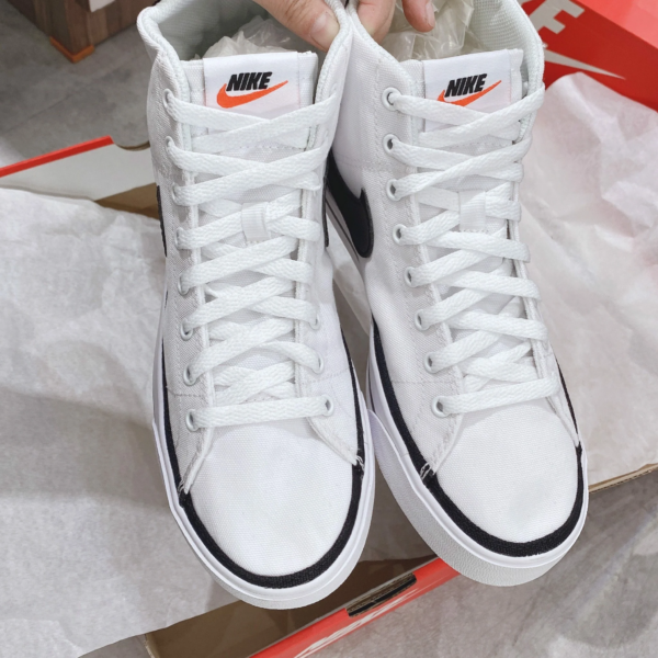 Giày Nike Court Legacy Canvas Mid White DD0162-100 - Hình ảnh 5