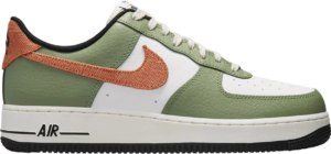 Giay Nike Air Force 1 '07 'Oil Green Orange' FD0758-386