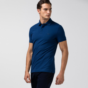 Ao Lacoste Paris Polo Shirt Regular Fit 'Blue' PH5522-HBM