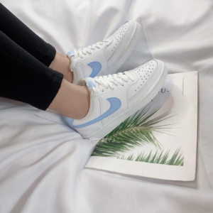 Giay Nike Court Vision Low 'White Royal Tint Lilac' CD5434-115