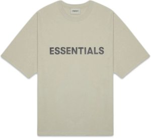 Áo Fear Of God Essentials 3D Silicon Applique Boxy T-Shirt Moss FOG-ES3SABTMSS