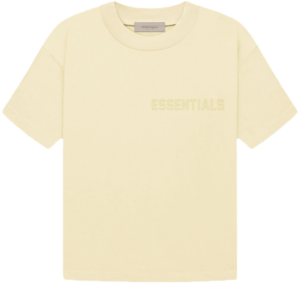 Ao Fear Of God Essentials T Shirt 'Canary'